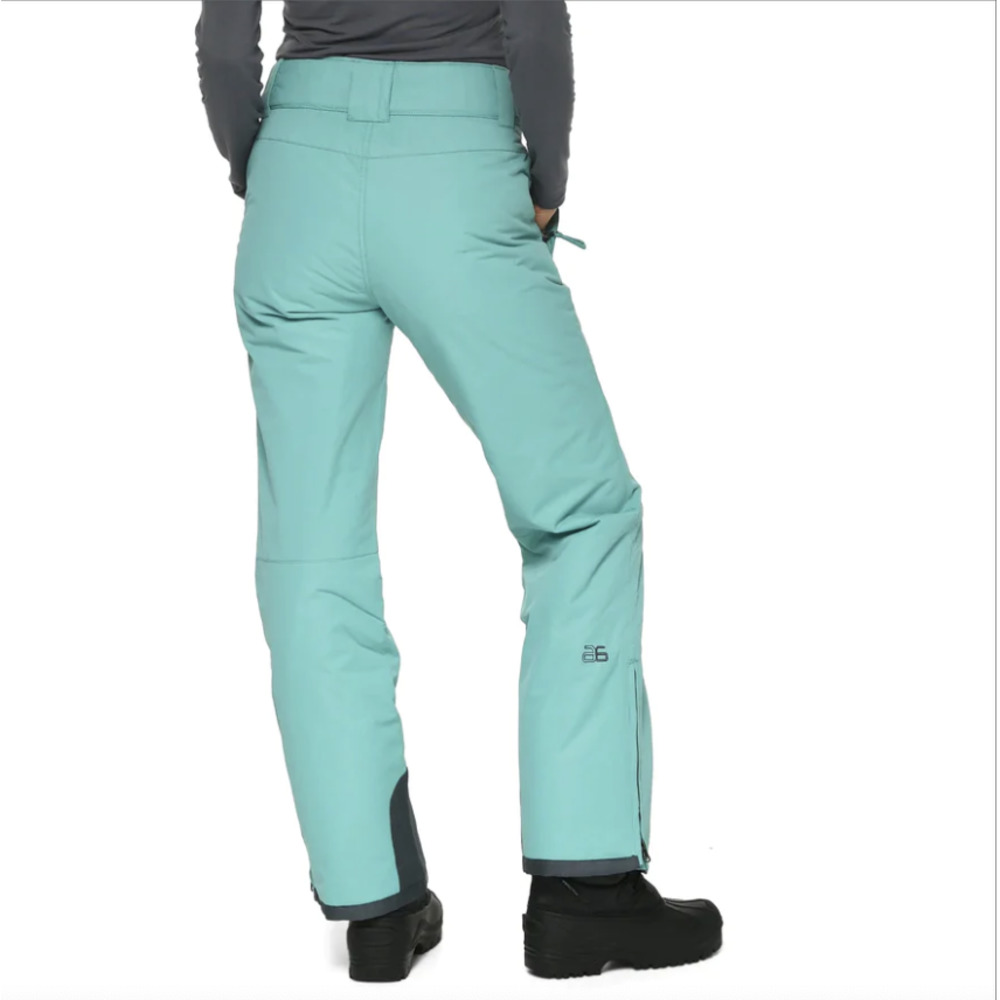Arctix Women's Insulated Snow Pants SMALL (4-6) Long Tall 33" Inseam, Jade Green - Picture 2 of 11